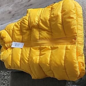 BABY GAP PUFFER VEST, Yellow - 3T